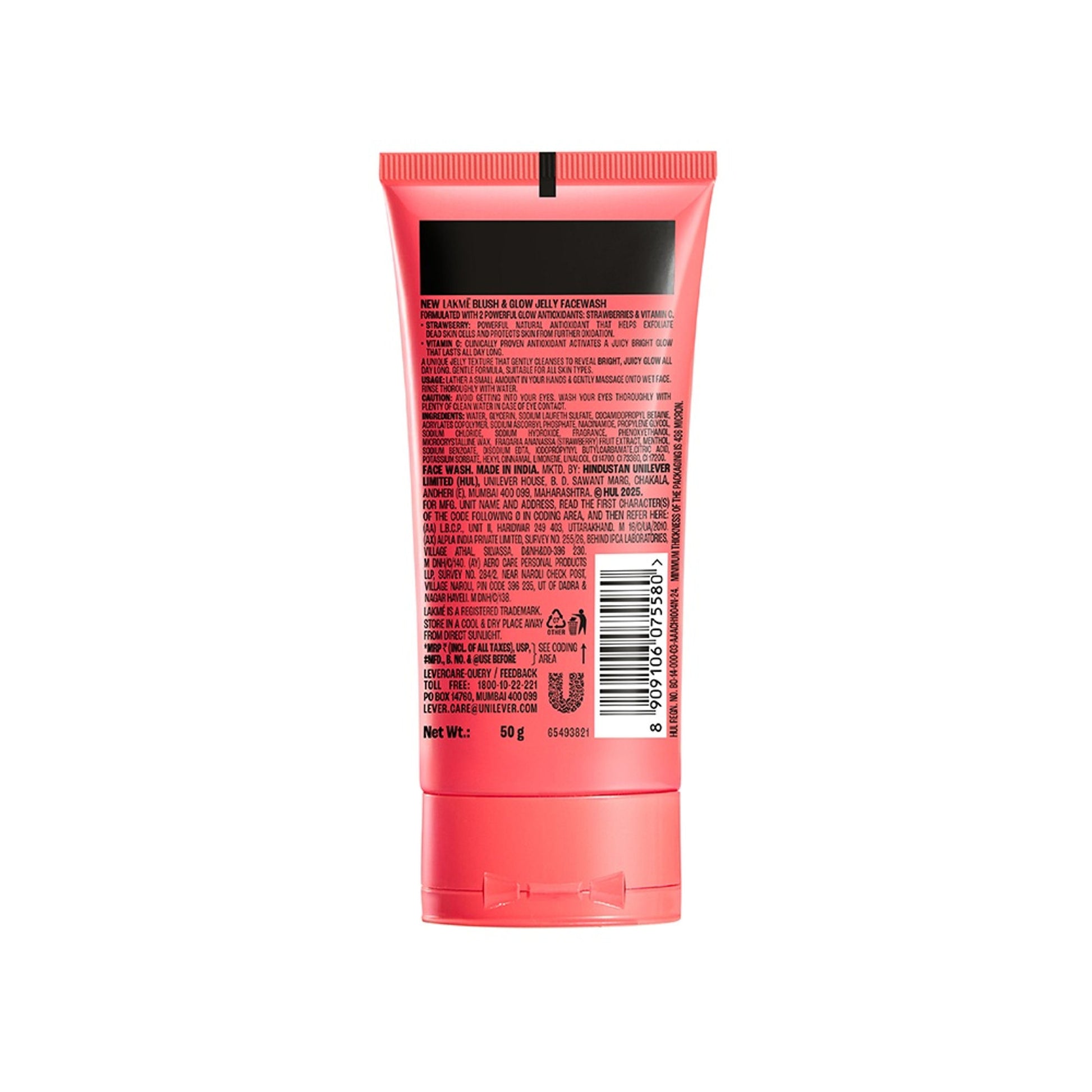 Lakme Blush & Glow Strawberry Blast Face Wash