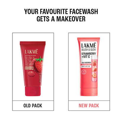 Lakme Blush & Glow Strawberry Blast Face Wash