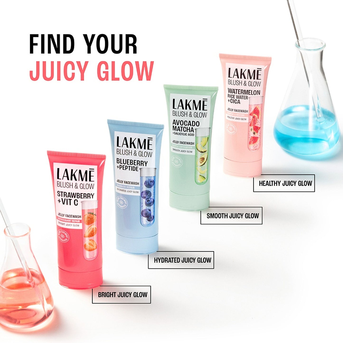 Lakme Blush & Glow Strawberry Blast Face Wash