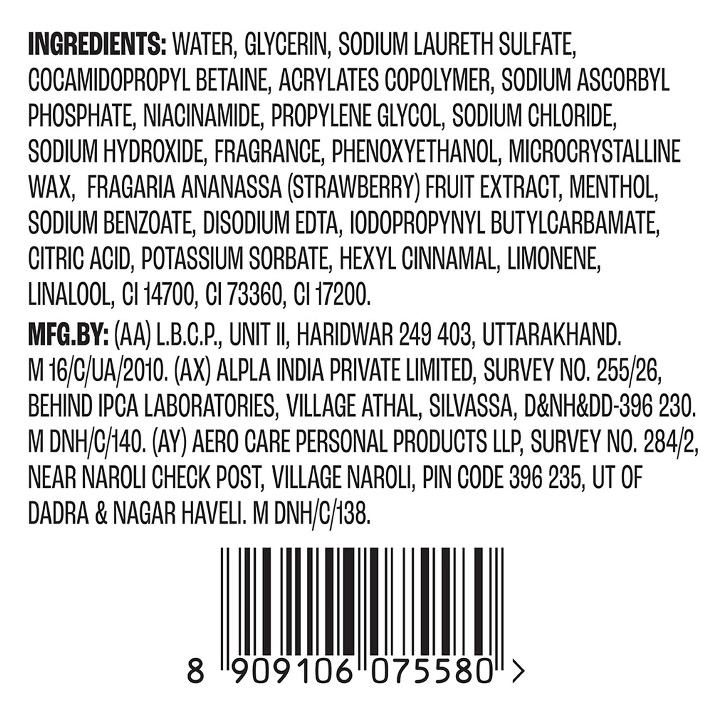 Lakme Blush & Glow Strawberry Blast Face Wash