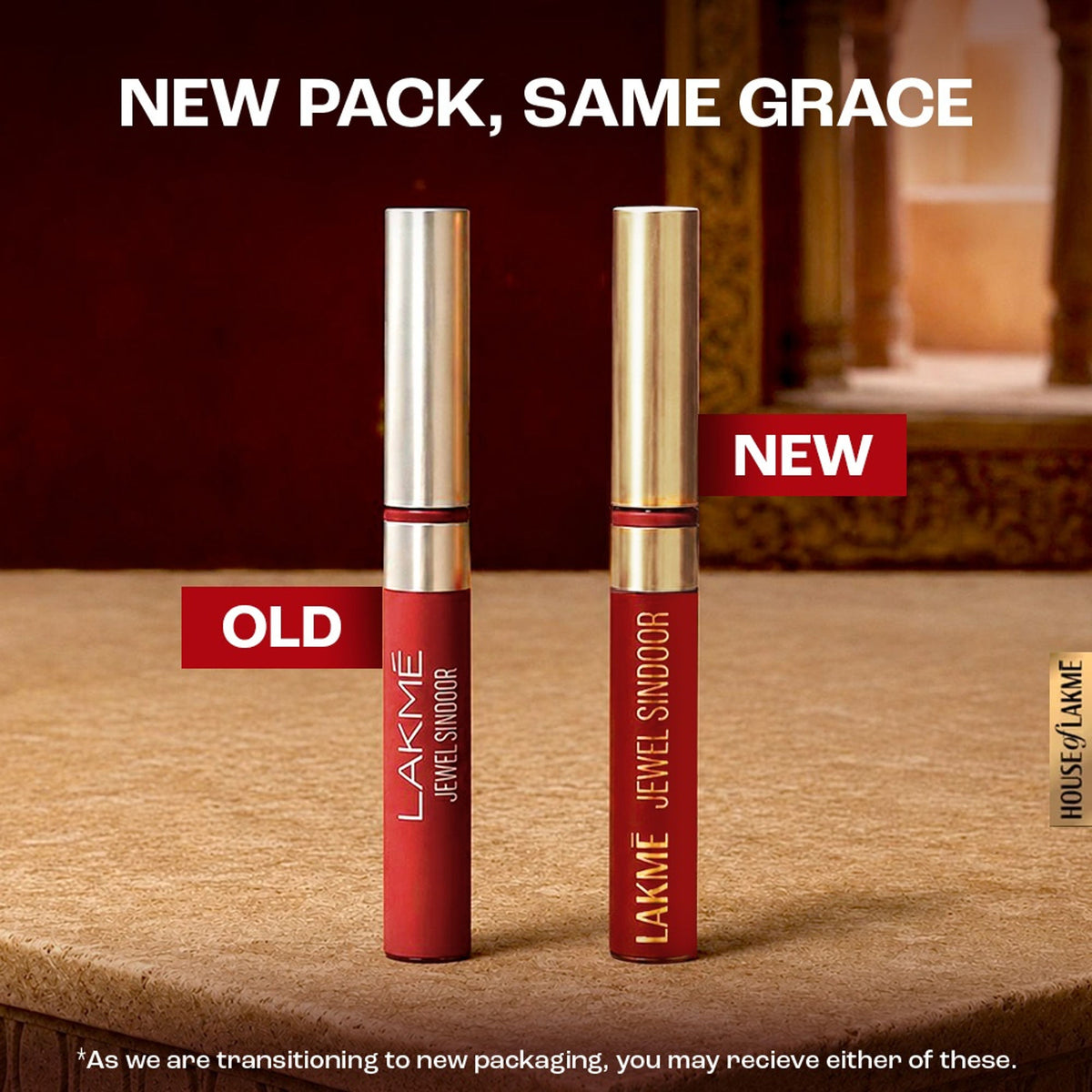 Lakme Forever Matte Sindoor in maroon, long-lasting traditional powder applied along the hair parting for festive or daily wear.