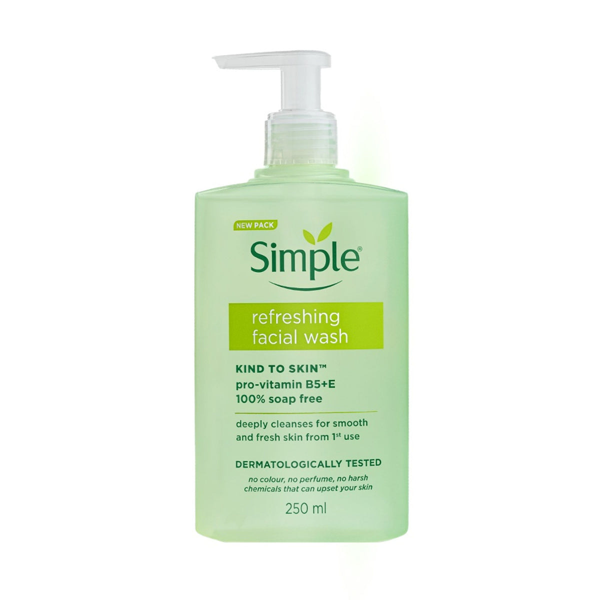 Simple Refreshing Facial Wash, 100% Soap-Free | Perfect for Sensitive Skin