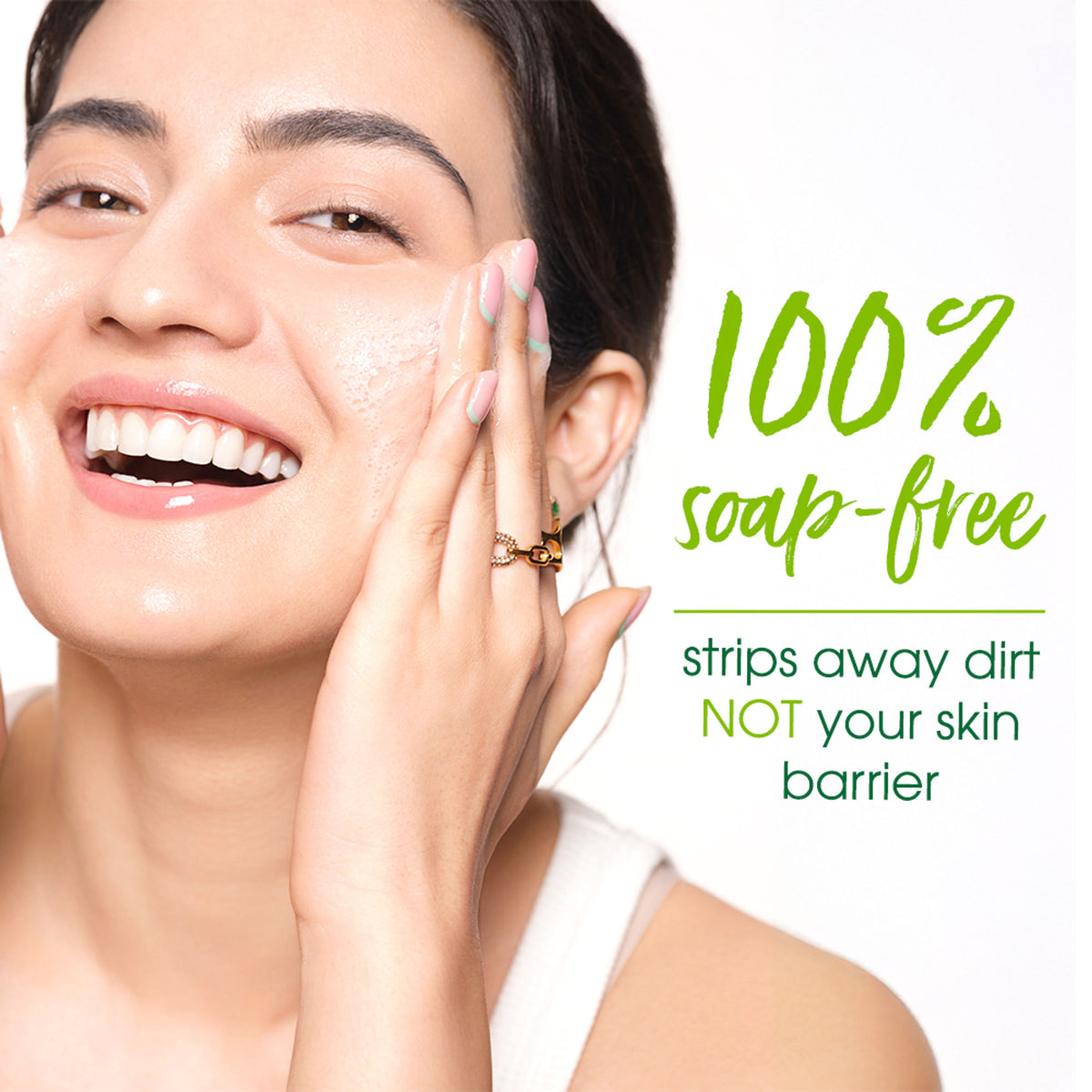 Simple Refreshing Facial Wash, 100% Soap-Free | Perfect for Sensitive Skin