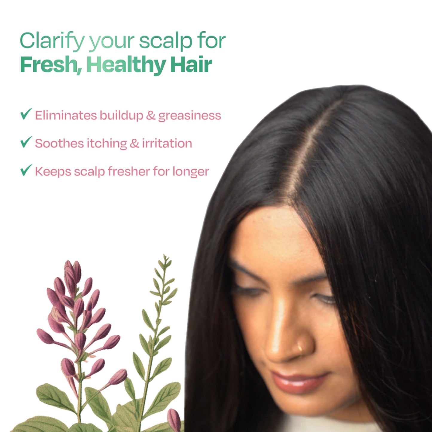 Sacred Grove Clarifying Scalp Detox Mask for Oily & Greasy Scalp Herbal Hair Mask for Buildup & Itch
