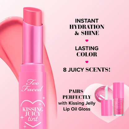 Too Faced Kissing Juicy Tint - Strawberry Frosting
