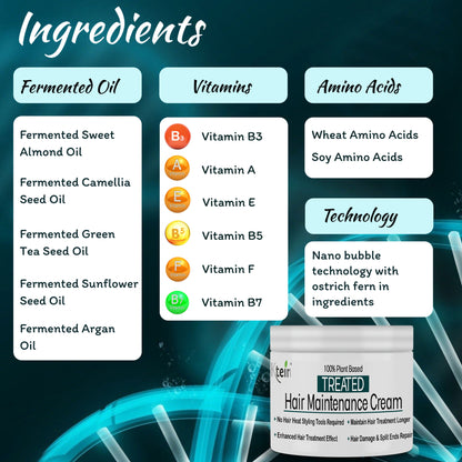 Ktein Natural 100% Plant Based Treated Hair Maintenance Cream