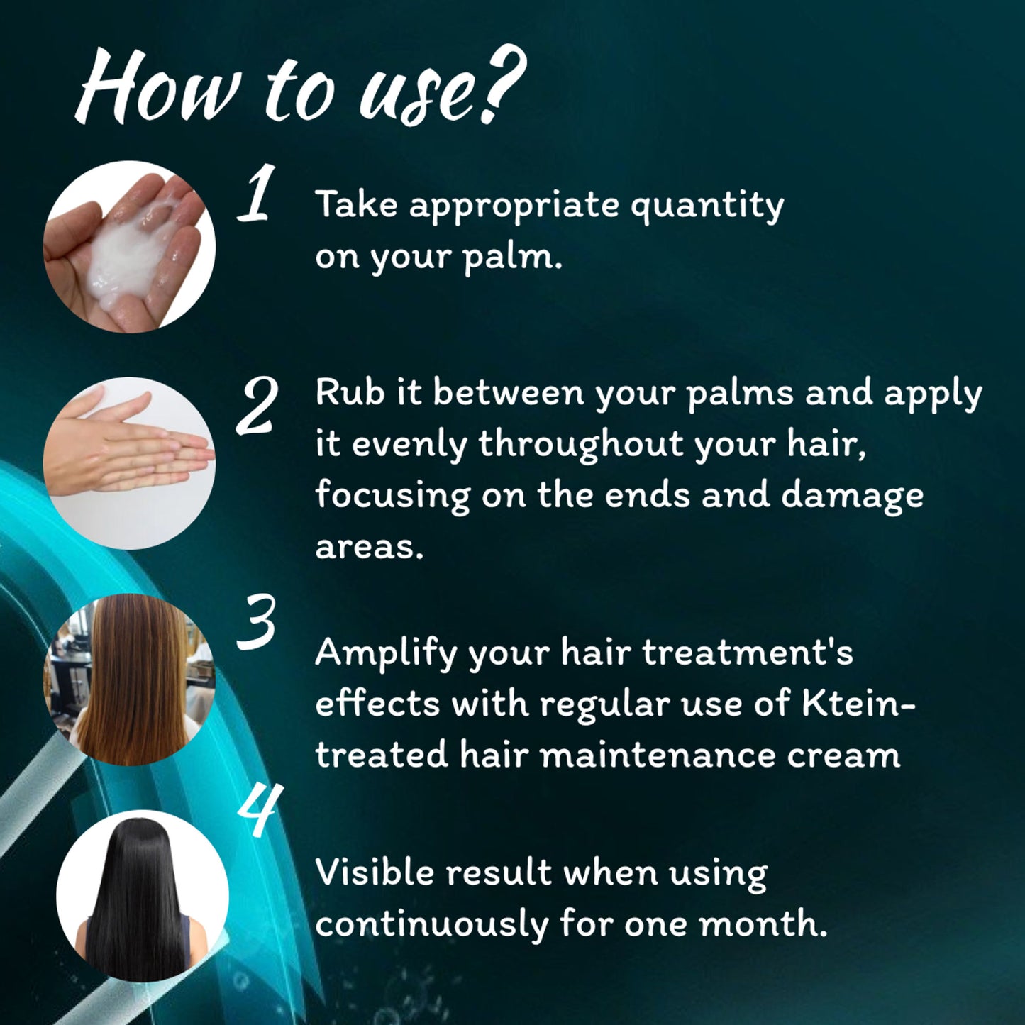Ktein Natural 100% Plant Based Treated Hair Maintenance Cream