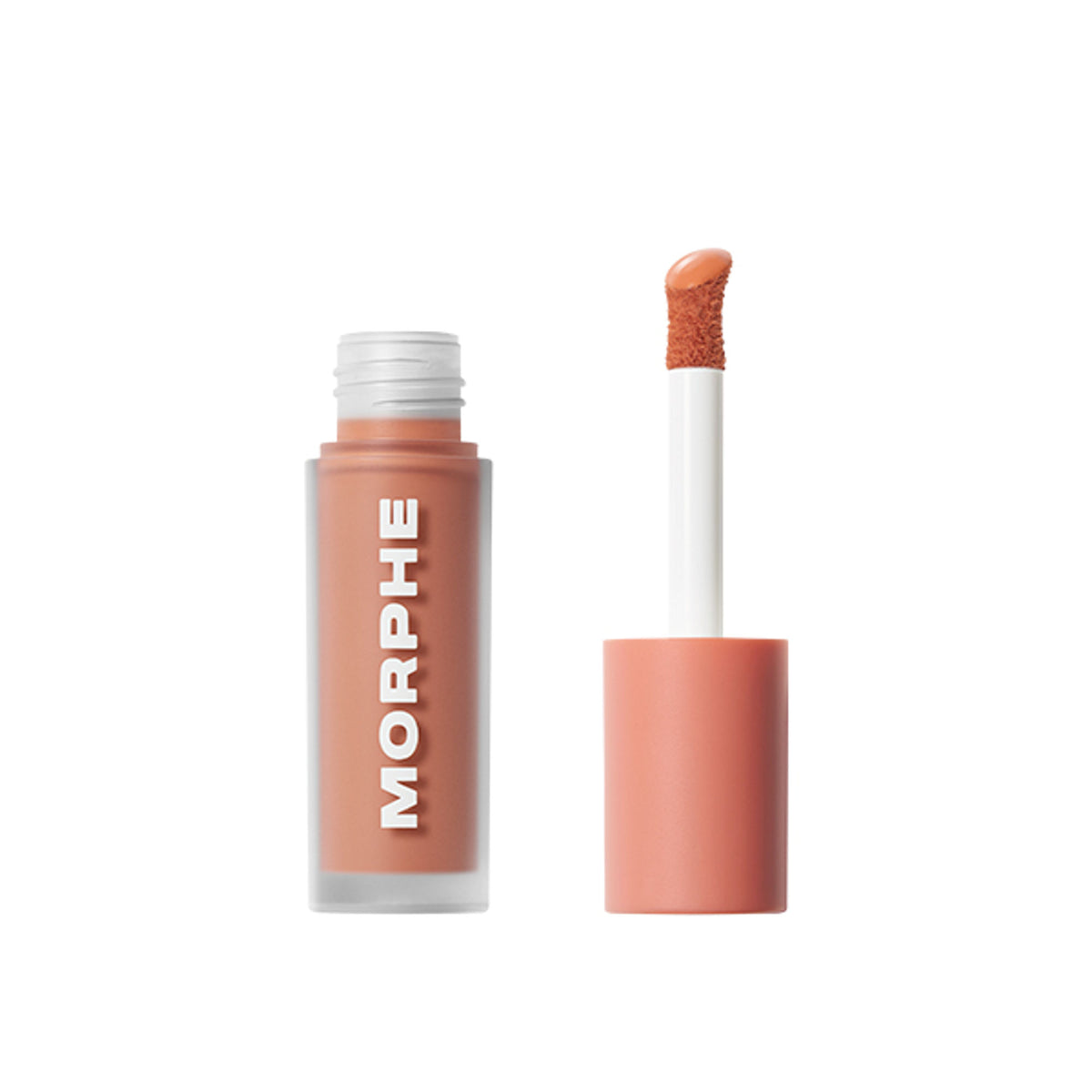 MORPHE Wakeup Artist Under Eye Correcting Concealer in Papaya 03, green concealer for brightening under-eye areas.