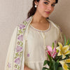 Dhiyona IE Women Floral Printed Regular Beads and Stones Pure Cotton Kurta Set