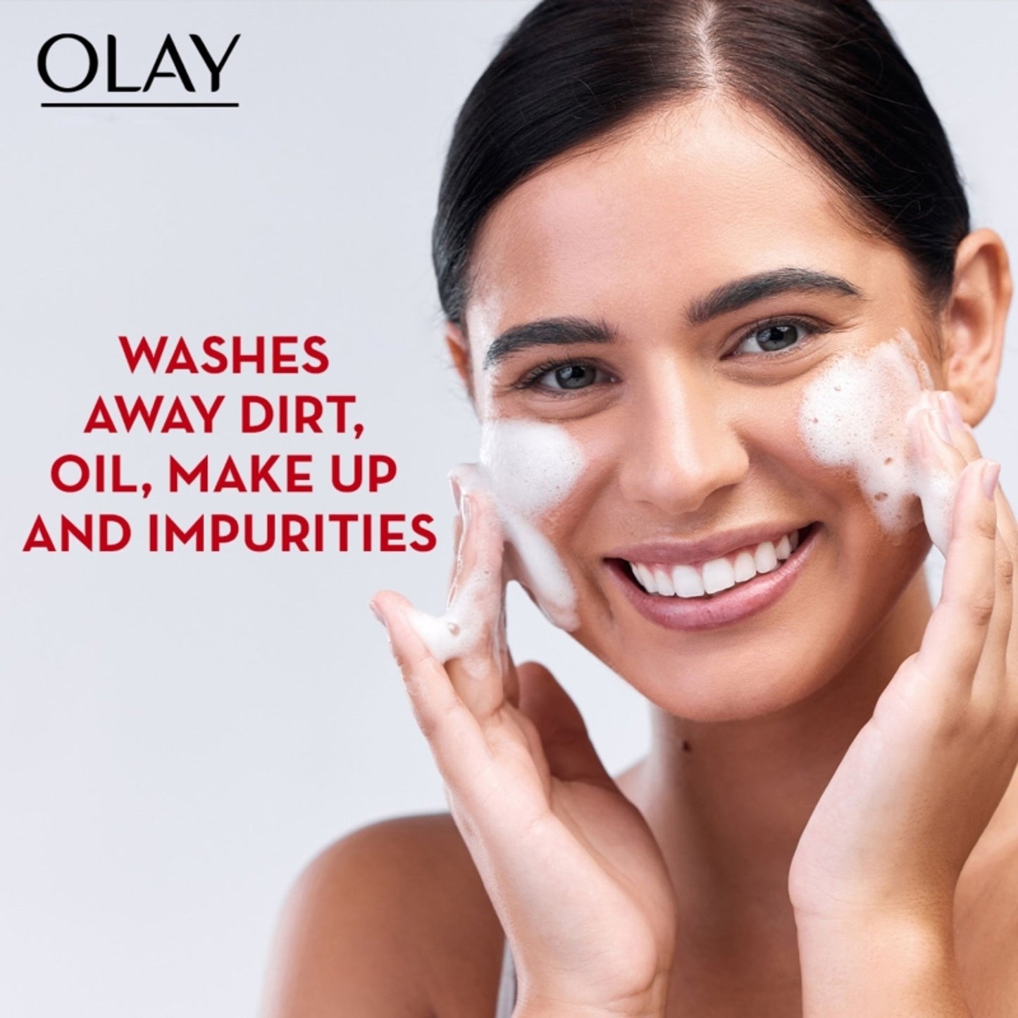 Olay Regenerist Cleanser & Face Wash For Plump & Bouncy Skin With Hyaluronic Acid & Peptides