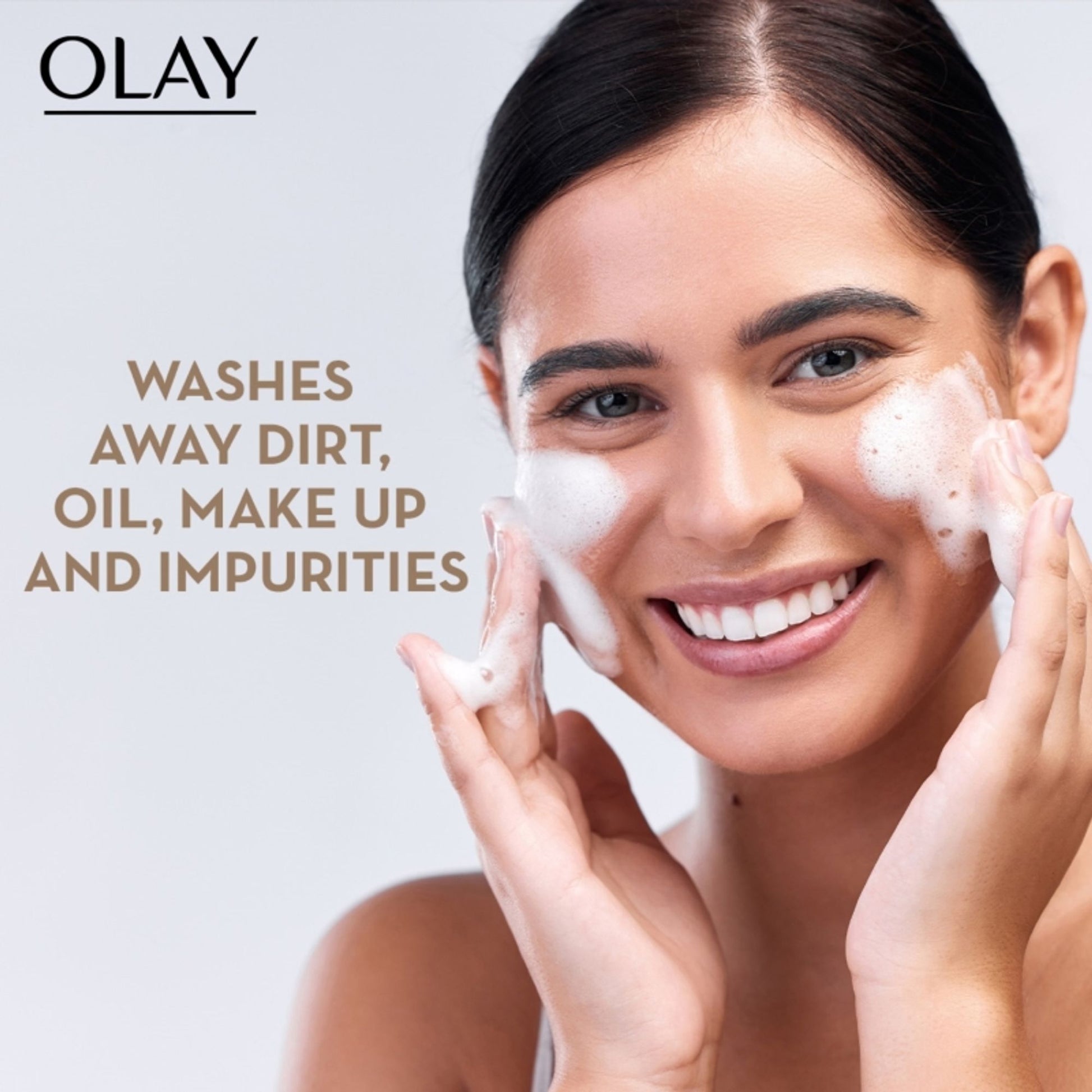 Olay Total Effects Foaming Cleanser & Face Wash, Fights 7 Signs of Ageing With Green Tea Extracts
