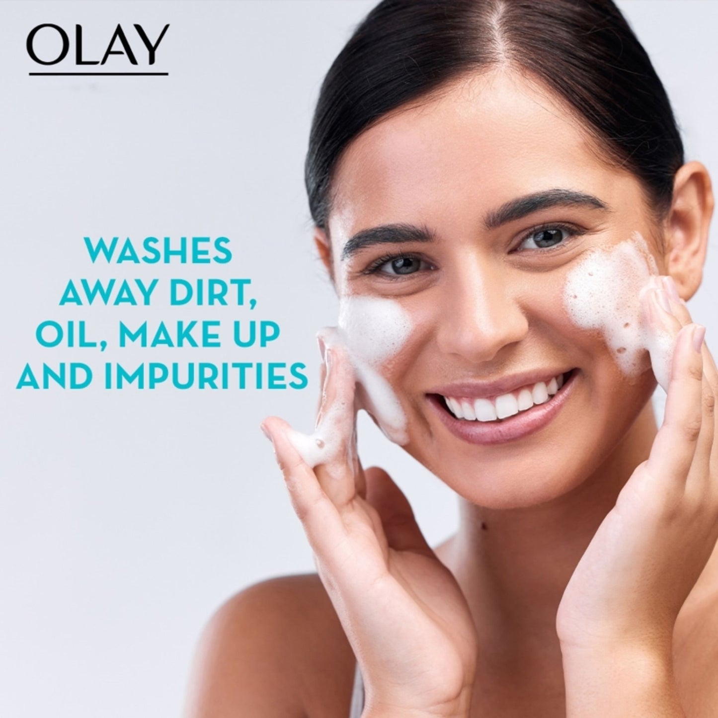 Olay Luminous Brightening Foaming Cleanser & Face Wash, Clear & Even Skin With Glycerin