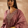 Dhiyona IE Women Ethnic Motifs Embroidered Regular Sequinned Kurta with Trousers & With Dupatta