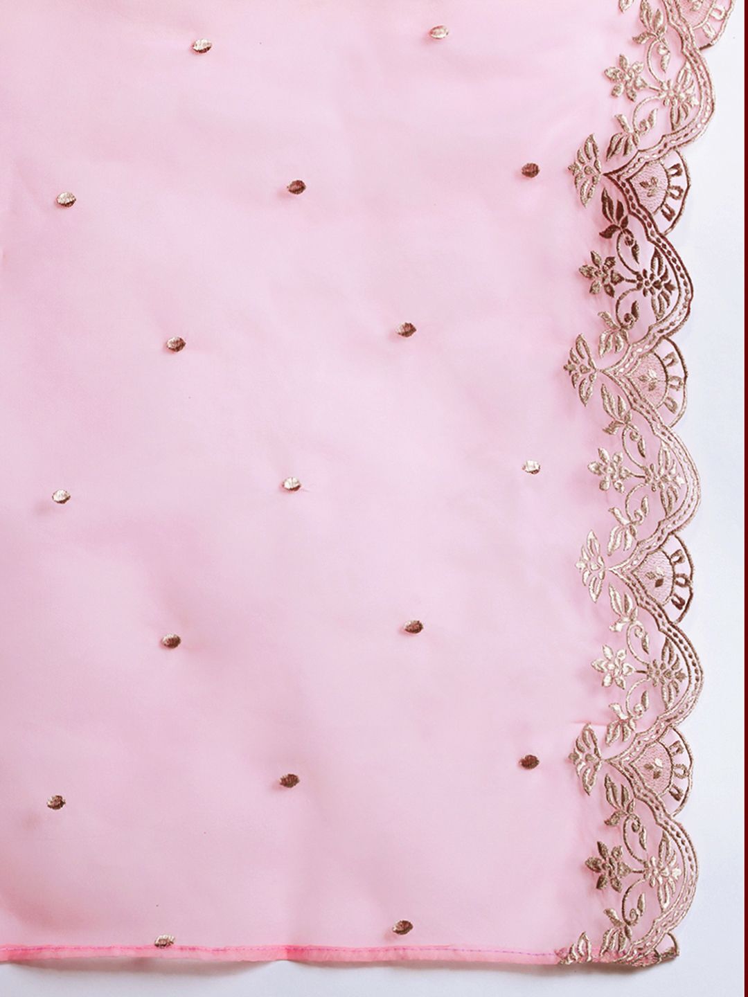 Indyancart IE Floral Embroidered Kurta with Trousers & With Dupatta