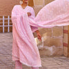 Dhiyona IE Women Ethnic Motifs Embroidered Cotton Kurta with Trousers & Dupatta