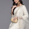 Dhiyona IE Women Floral Embroidered Regular Kurta with Trousers & With Dupatta
