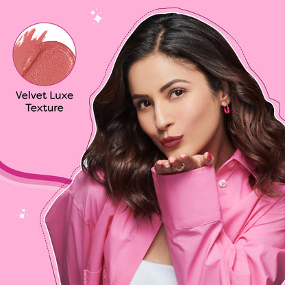 SUGAR POP Satin Matte Lipstick in shade 10 Rose, featuring a smooth, creamy finish and elegant packaging.