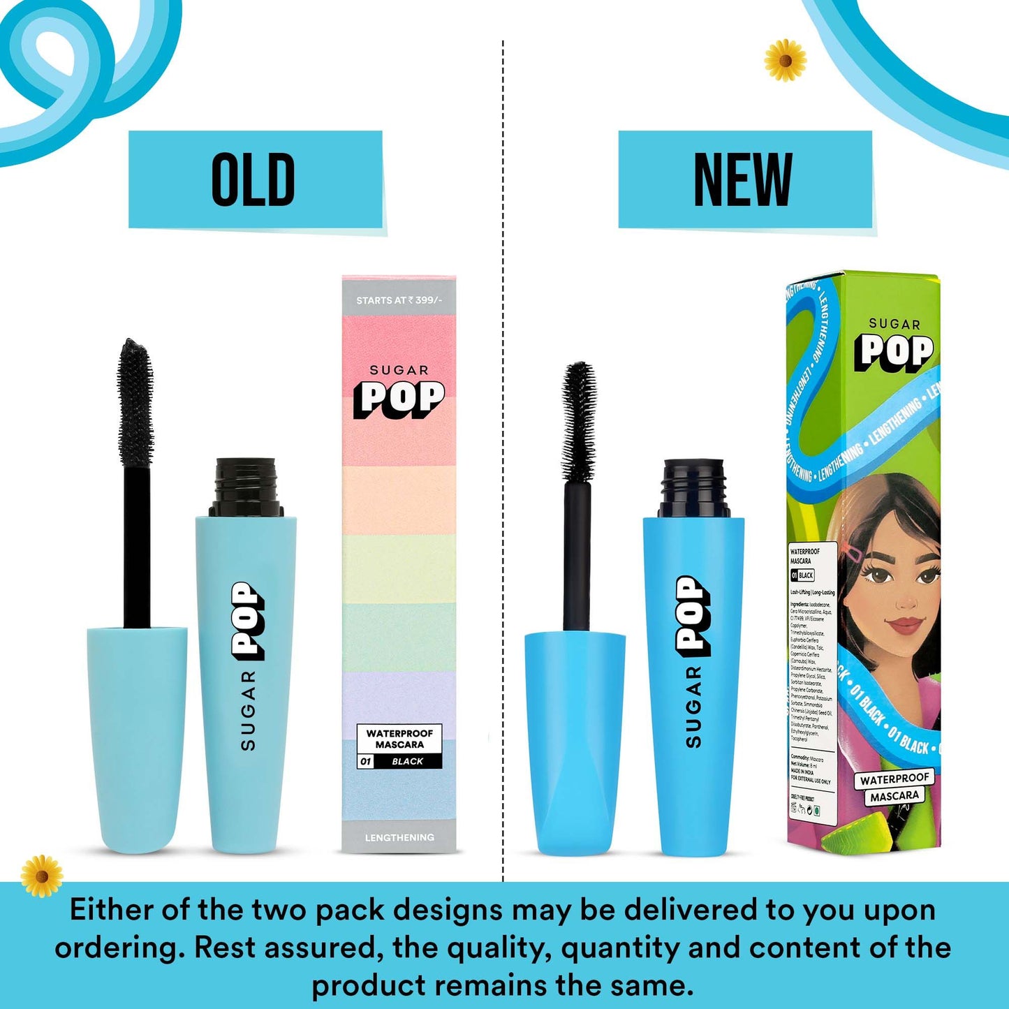 SUGAR POP Waterproof Mascara - 01 Black