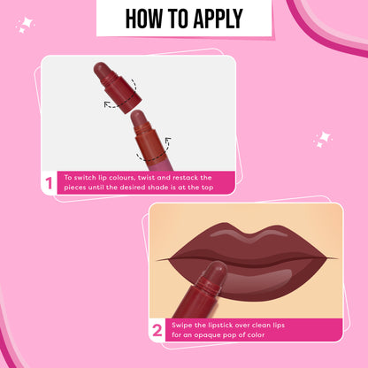 SUGAR POP 4 in 1 Lip Twist - 03 Bare Perfection