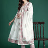 Dhiyona IE Floral Printed Pure Cotton Kurta with Trousers & Dupatta