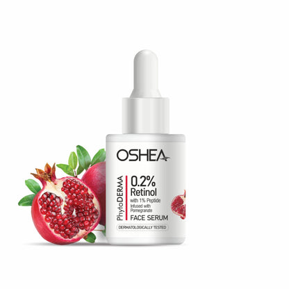 Oshea Herbals Phytoderma Face Serum With 0.2% Retinol & Pomegranate Extract Reduces Fine Lines