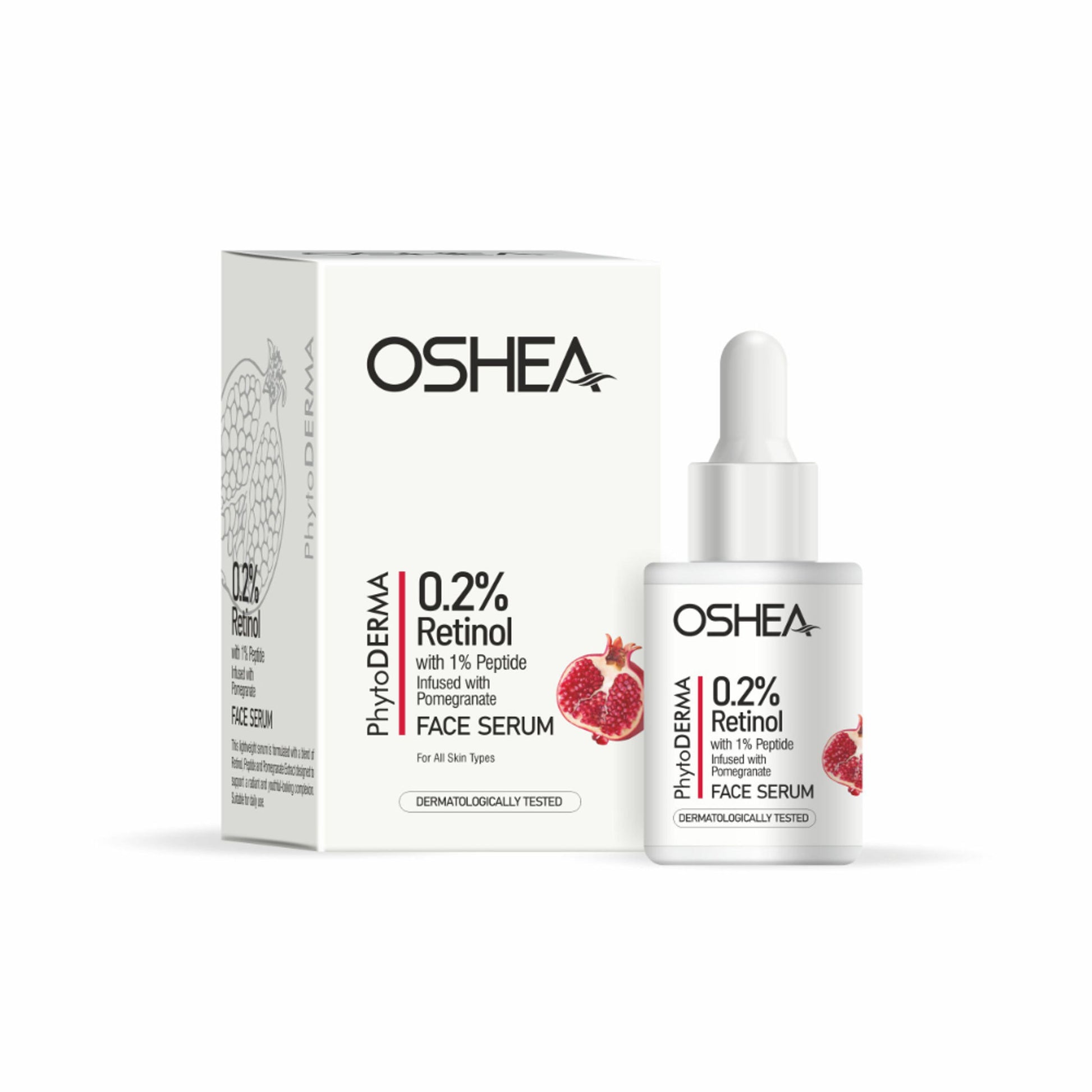 Oshea Herbals Phytoderma Face Serum With 0.2% Retinol & Pomegranate Extract Reduces Fine Lines