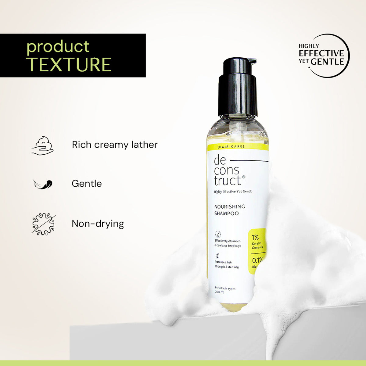 Deconstruct Nourishing Shampoo, Keratin + Biotin
