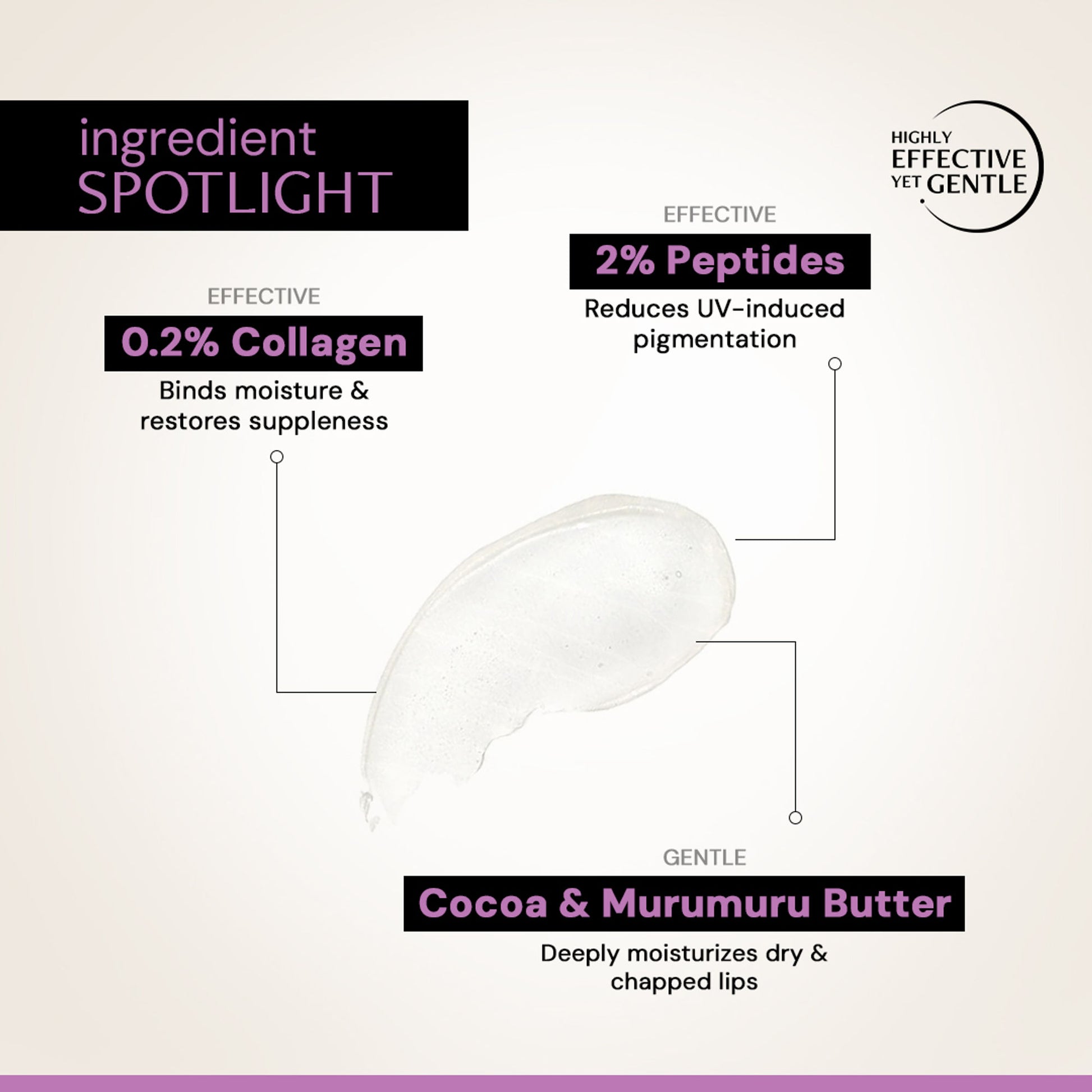 Deconstruct Lip Sleeping Mask, Collagen + Peptides, Moisturizes & Plumps Lips
