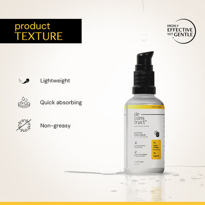 Deconstruct Keratin Hair Serum, Spf 50 Uv Protect & Anti-Frizz
