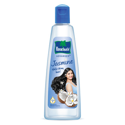 Parachute Advansed Jasmine Coconut Hair Oil, Vitamin E for Healthy Shiny Hair, Non-sticky