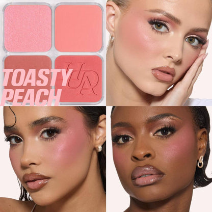 Huda Beauty Blush Filter Blurring Blushlighters Palette - Toasty Peach