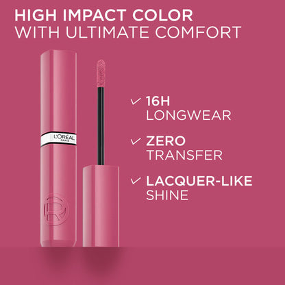 L'Oreal Paris Infallible Laque Resistance Liquid Lipstick, 16H Lacquer Shine - 220 Paris Sunset