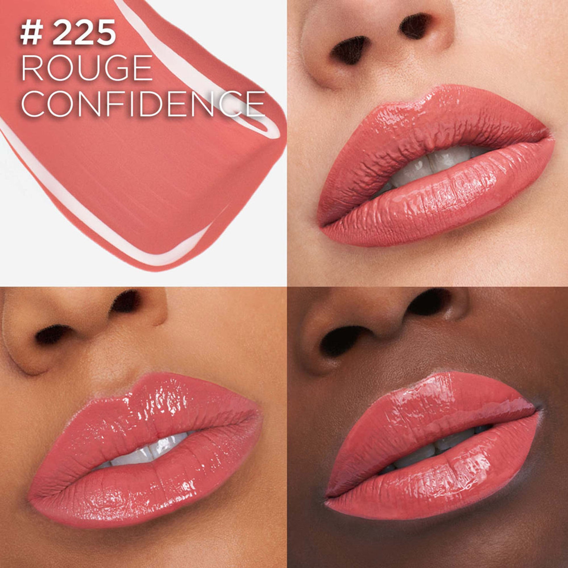 L'Oreal Paris Infallible Laque Resistance Liquid Lipstick, 16H Lacquer Shine - 225 Rouge Confidence