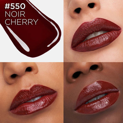 L'Oreal Paris Infallible Laque Resistance Liquid Lipstick, 16H Lacquer Shine - 550 Noir Cherry
