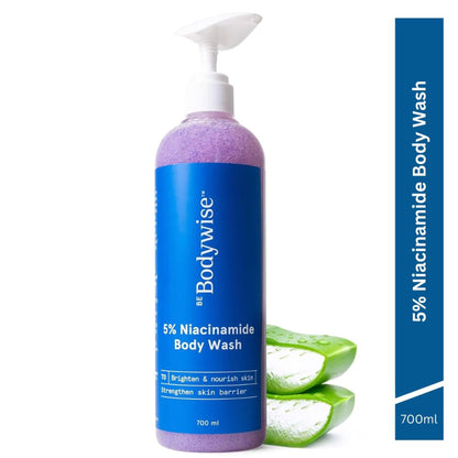 Be Bodywise 5% Niacinamide Body Wash with Aloe Vera Extract For Intense Hydration & Deep Cleansing