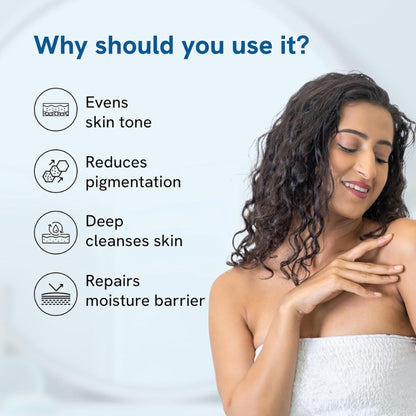 Be Bodywise 5% Niacinamide Body Wash with Aloe Vera Extract For Intense Hydration & Deep Cleansing