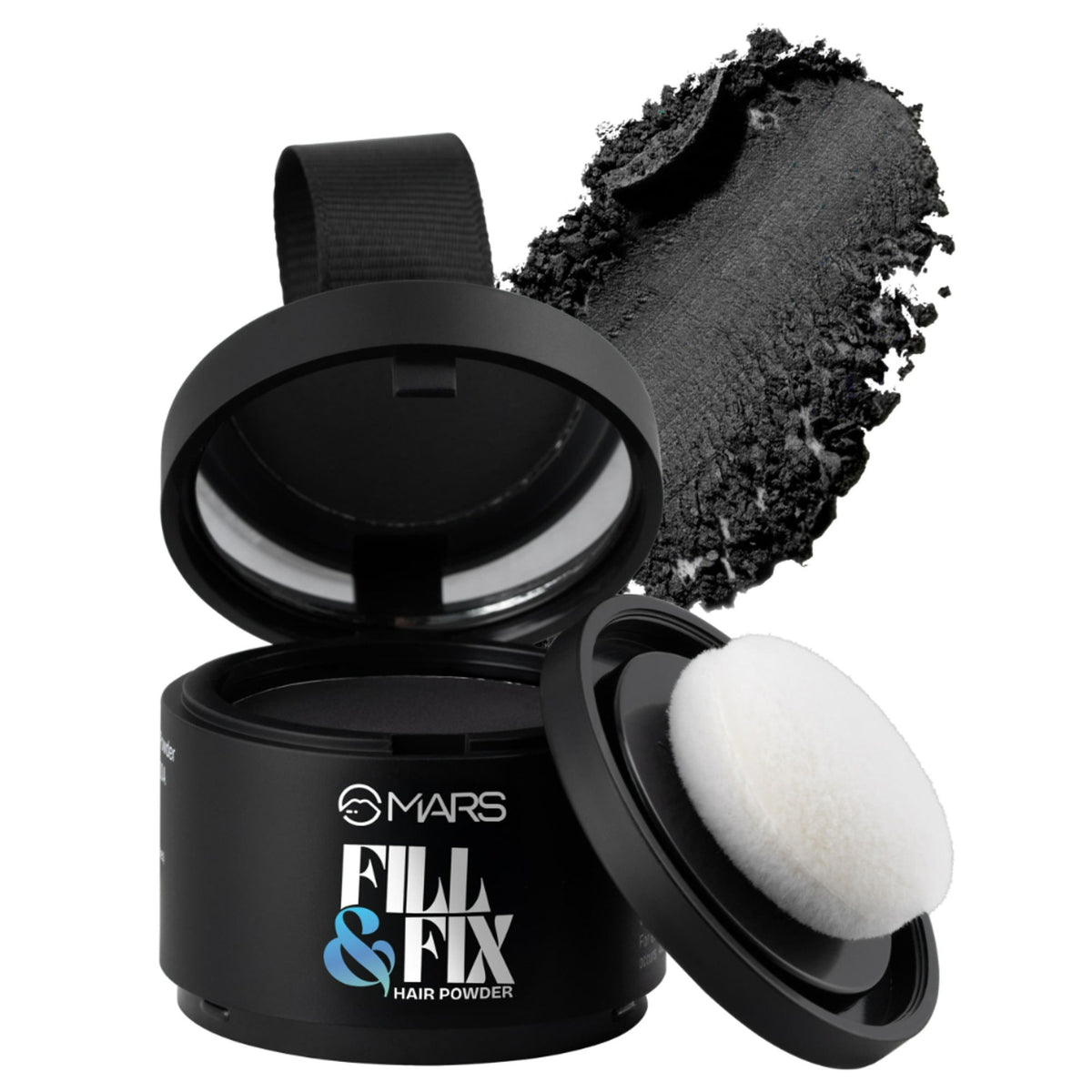 MARS Fill & Fix Hair Cover Up Powder - Black
