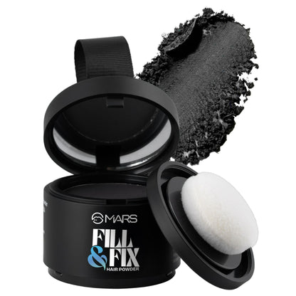 MARS Fill & Fix Hair Cover Up Powder - Black