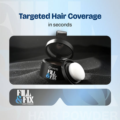MARS Fill & Fix Hair Cover Up Powder - Black