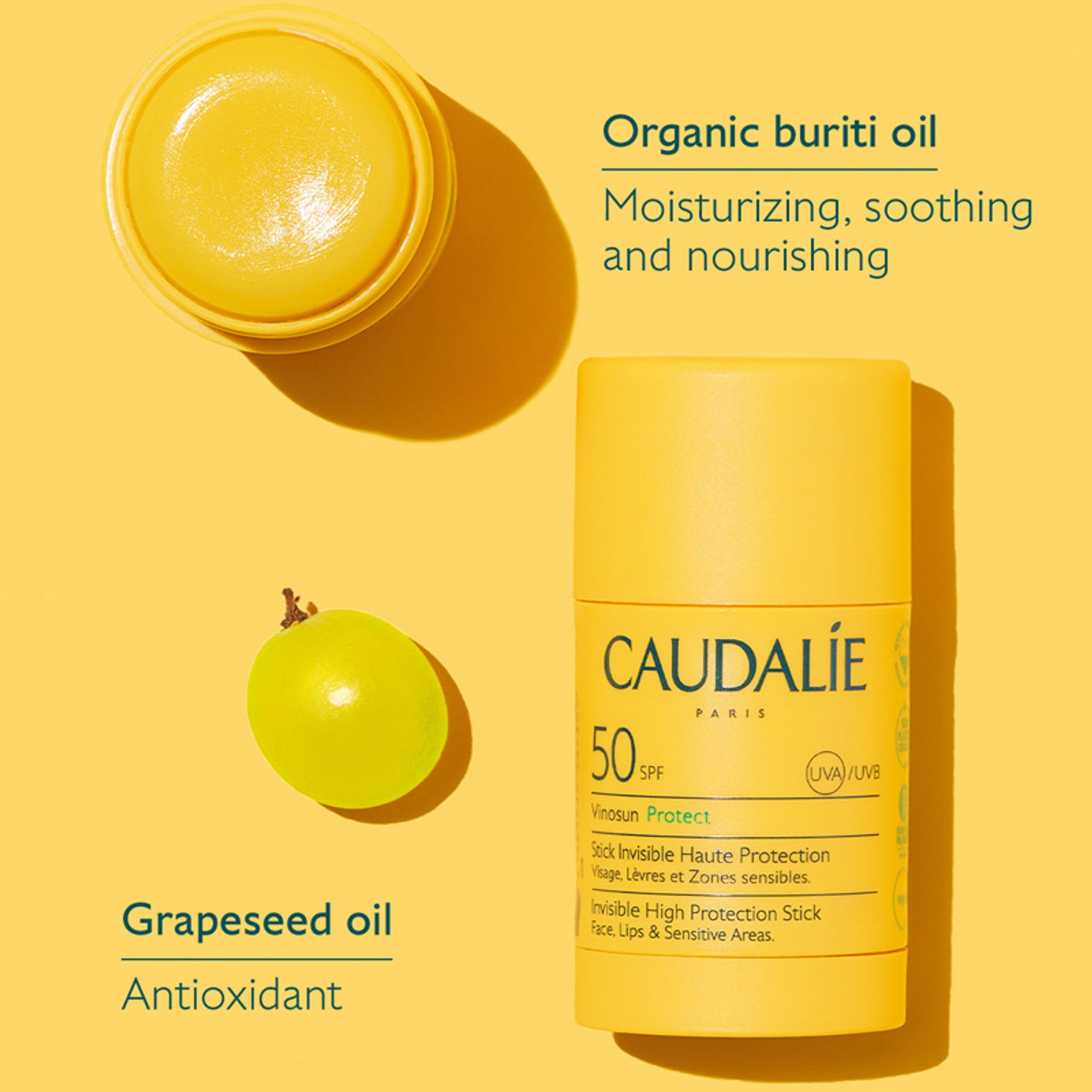 Caudalie Vinosun Invisible High Protection Stick SPF 50