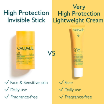 Caudalie Vinosun Invisible High Protection Stick SPF 50