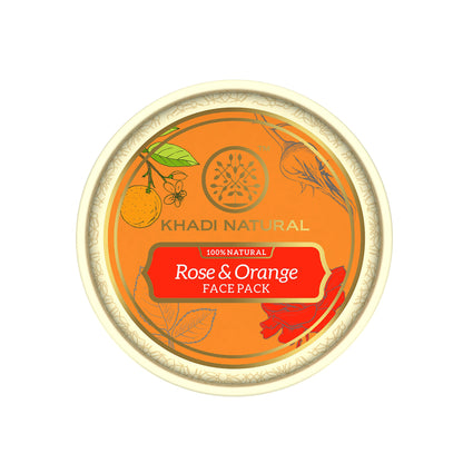 Khadi Natural Rose & Orange Face Pack