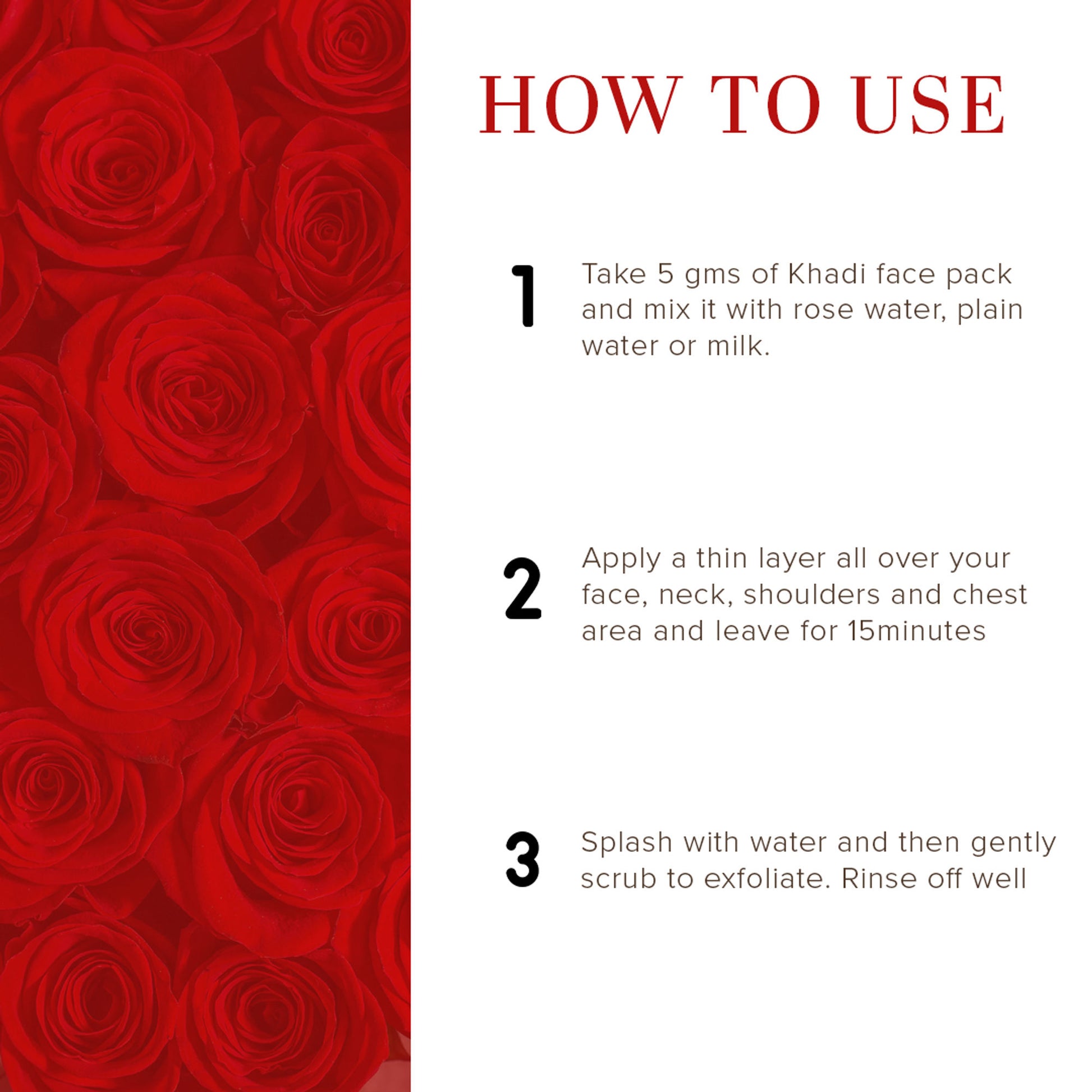 Khadi Natural Rose & Orange Face Pack