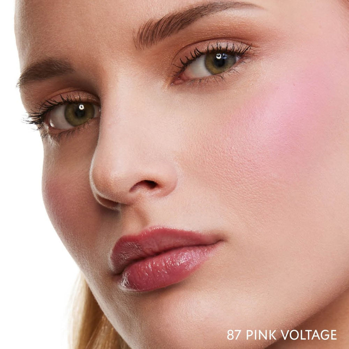 Yves Saint Laurent Make Me Blush Bold Blurring Blush in Pink Voltage, bright pink powder blush with smooth, blendable texture.