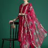 Dhiyona IE Women Ethnic Motifs Embroidered Regular Sequinned Kurta with Trousers & With Dupatta