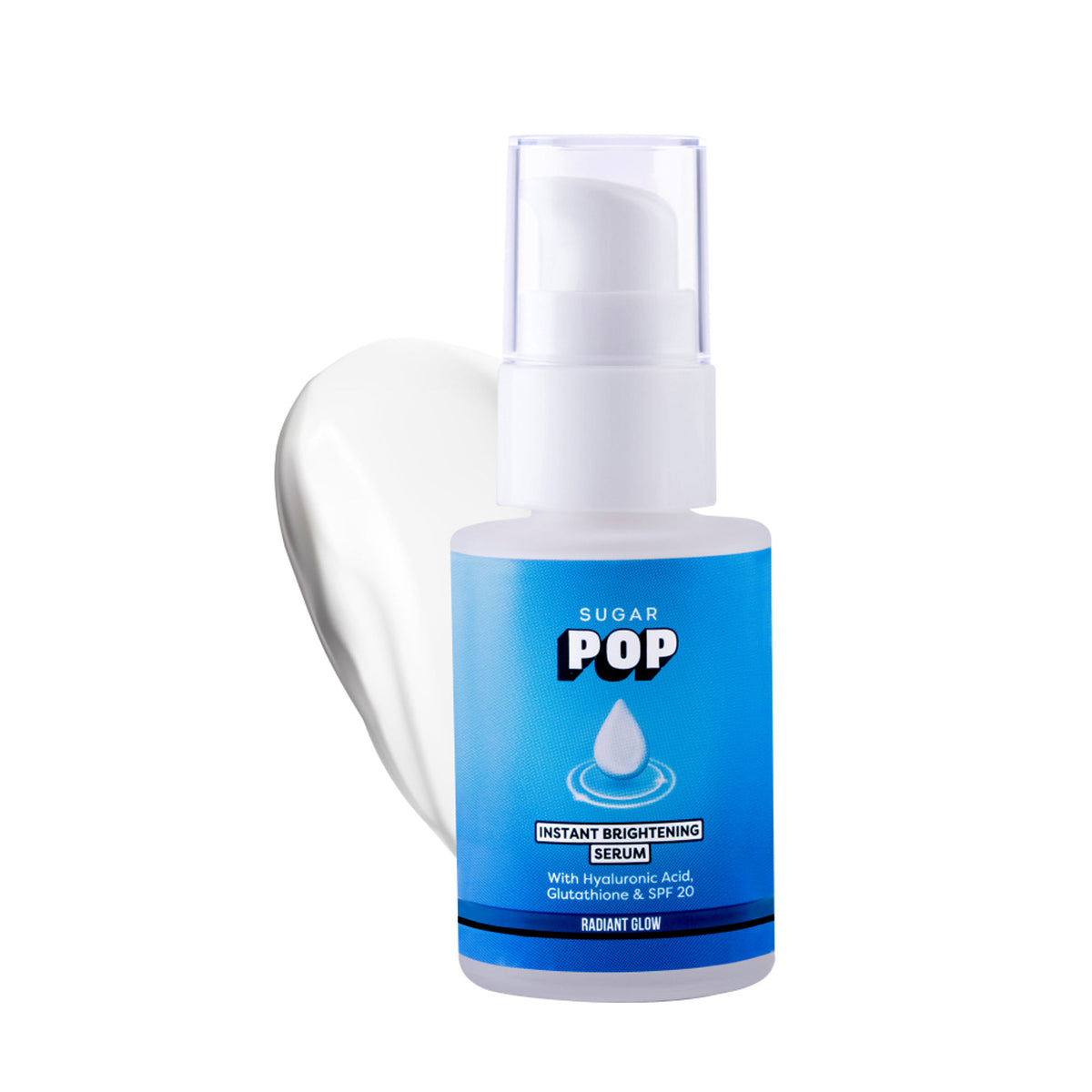SUGAR POP Instant Brightening Serum With Hyaluronic Acid And Glutathione SPF 20