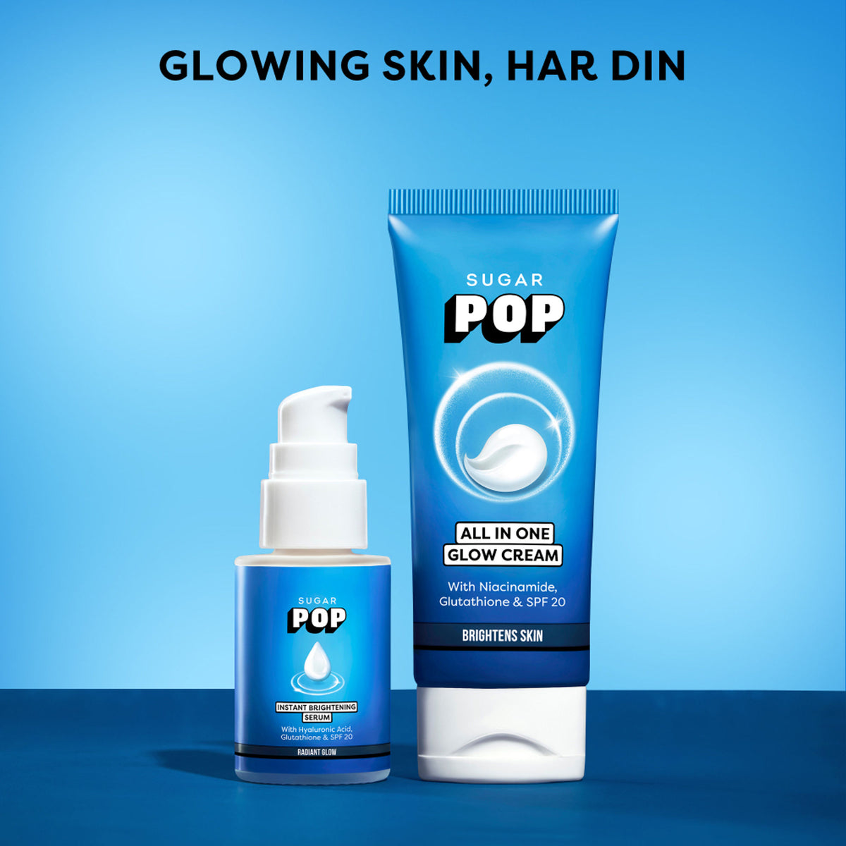 SUGAR POP Instant Brightening Serum With Hyaluronic Acid And Glutathione SPF 20
