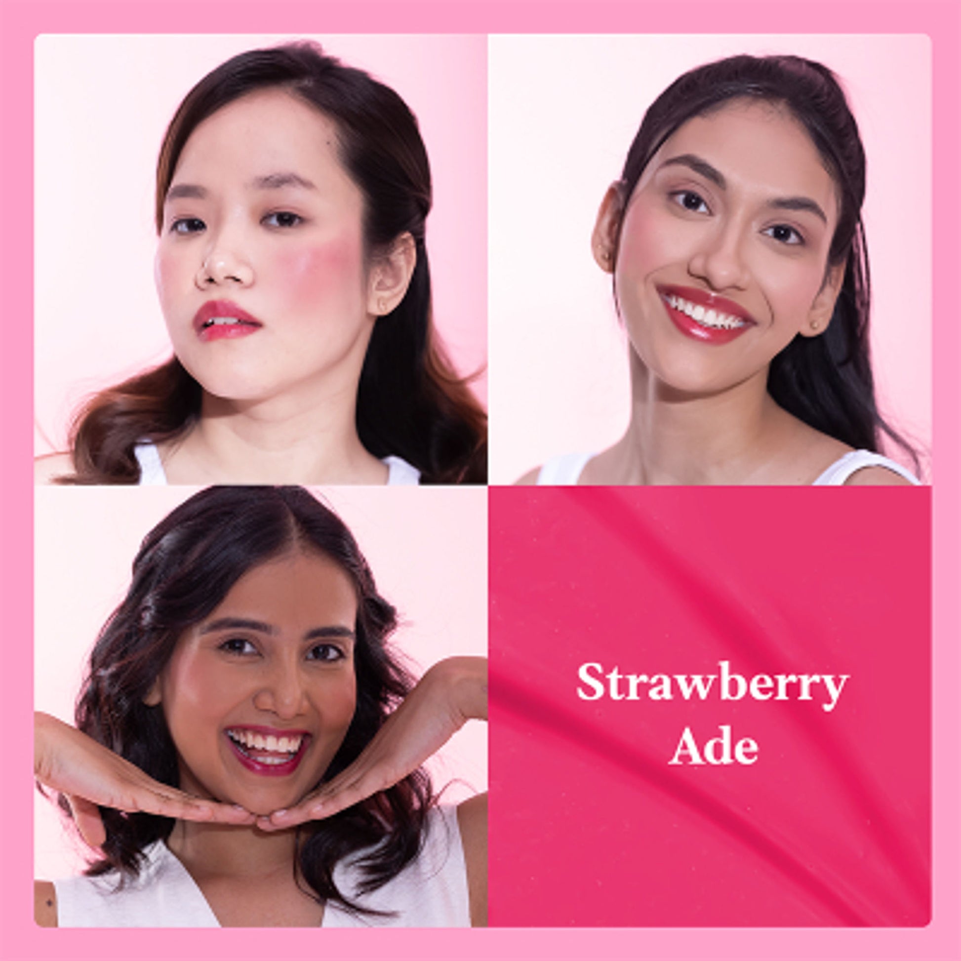 ETUDE Dear Darling Water Gel Lip and Cheek Tint Lipstick - 01 Strawberry