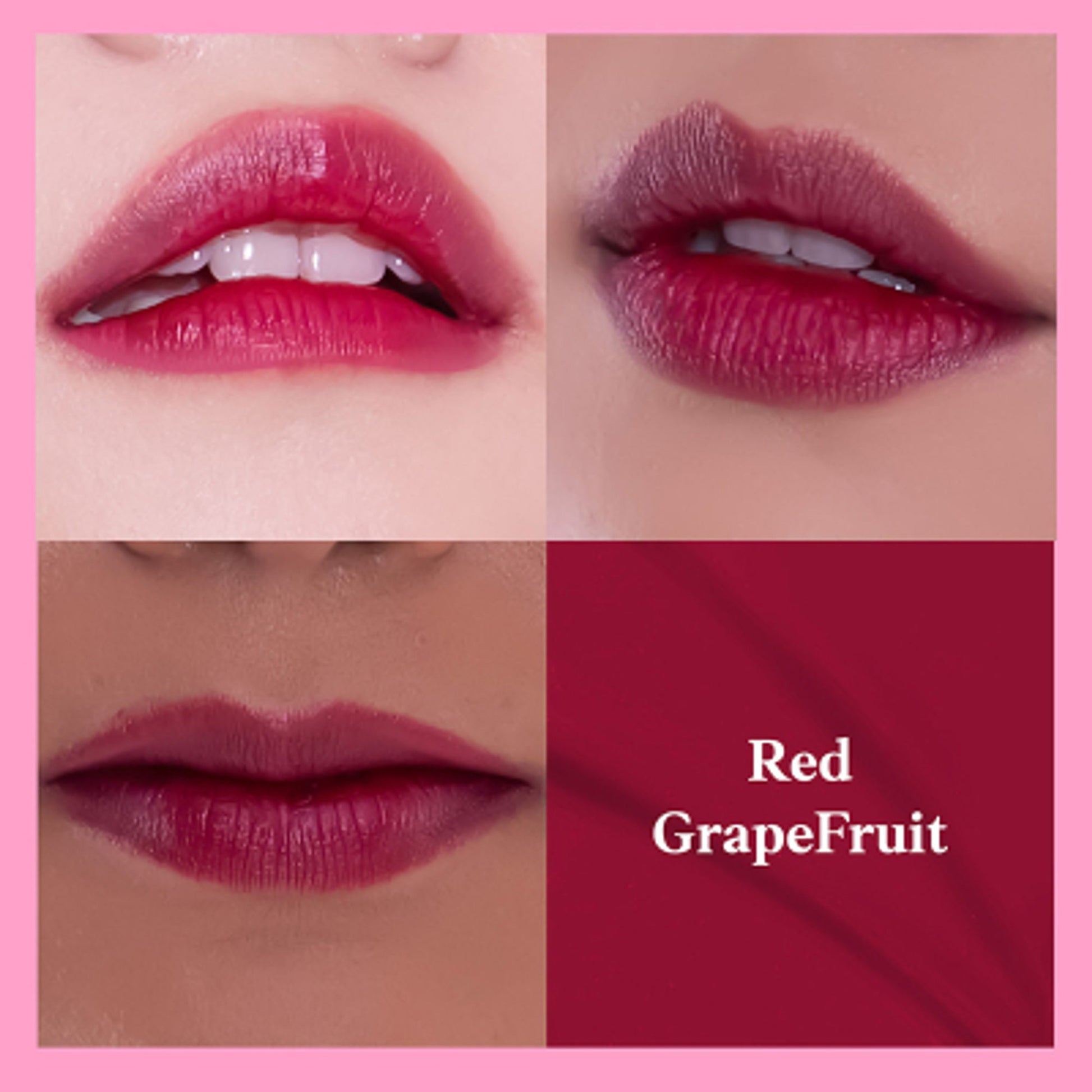ETUDE Dear Darling Water Gel Lip and Cheek Tint Lipstick - Red Grapefruit Ade