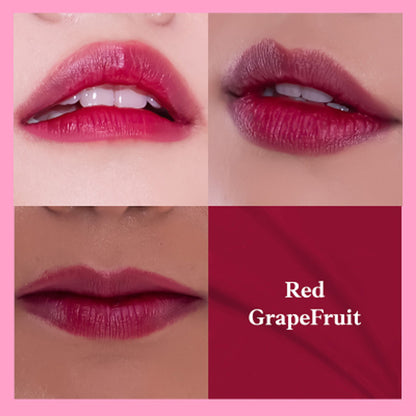 ETUDE Dear Darling Water Gel Lip and Cheek Tint Lipstick - Red Grapefruit Ade